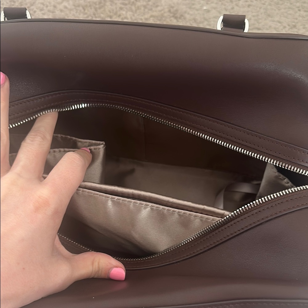 The Row Brown Leather Satchel Bag - Picture 8 of 8